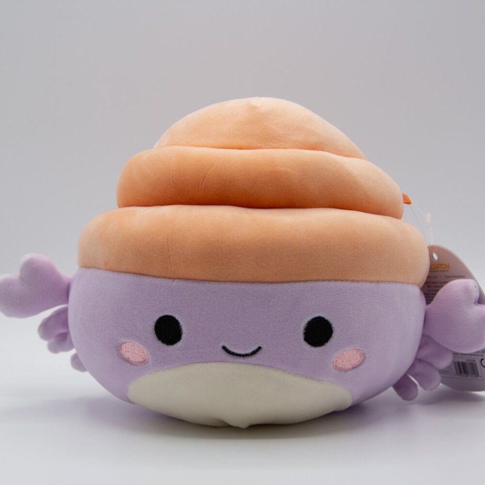 7" Arco The Hermit Crab Squishmallows Plush Toy BNWT Jazzwares/ KellyToy